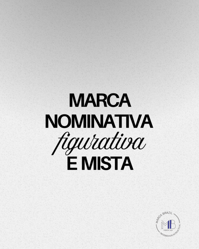 Marca nominativa, figurativa e mista